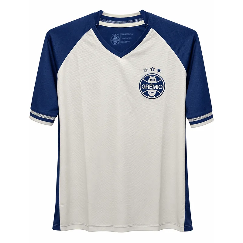 Camiseta Betel Grêmio Elite Masculina Cinza GG