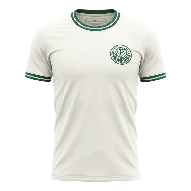 Camiseta Palmeiras Retrô Nostalgia 1976 Masculina - Snow White - P