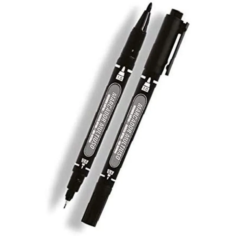 Marcador Multiuso Permanente Preto Gramp Line