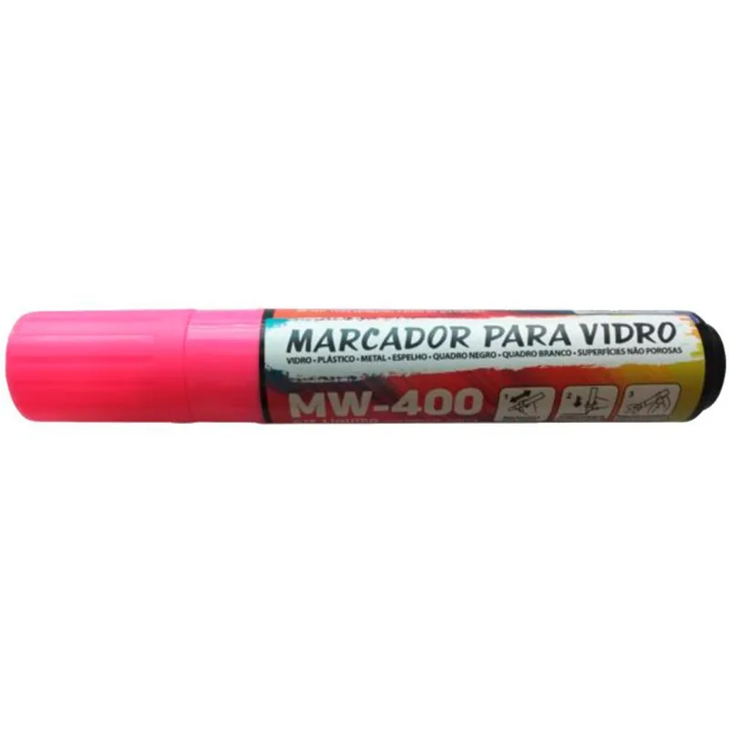 Giz Liquido Marcador Vidro Plástico Quadro E Metal Grampline