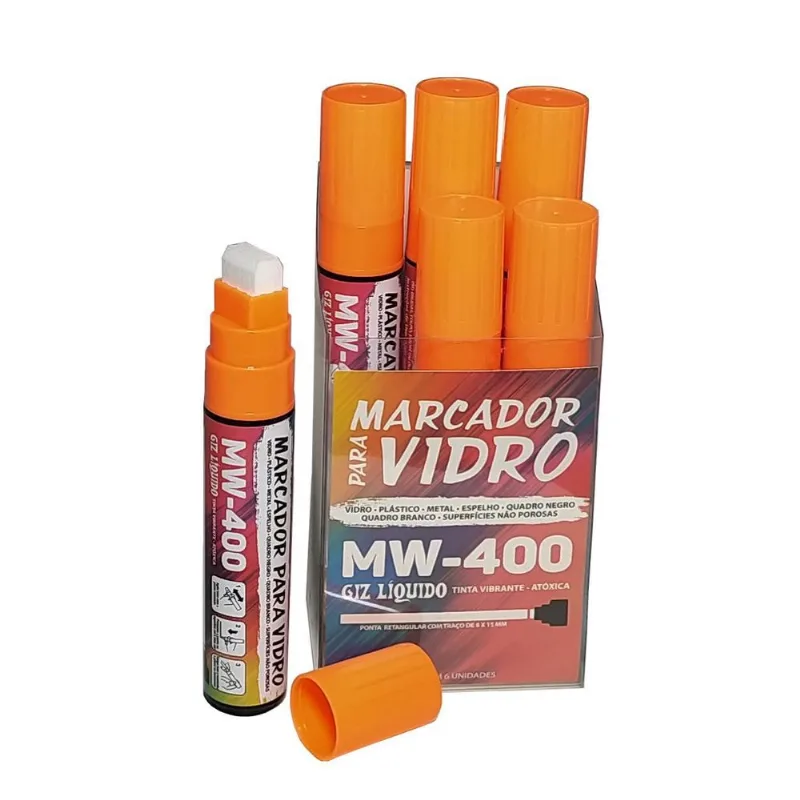 Giz Liquido Marcador Vidro, Plástico, Quadro E Metal
