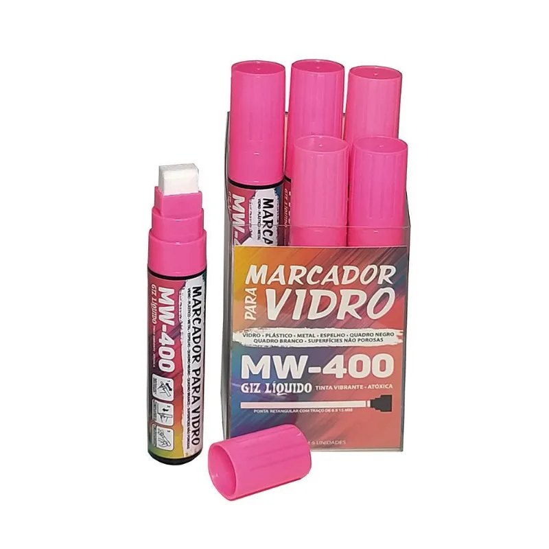 Giz Liquido Marcador Vidro, Plástico, Quadro E Metal