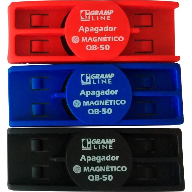 Apagador Quadro Branco Magnetico Qb-50 Az/pt/vm