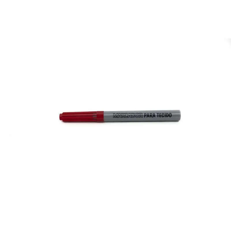 Caneta Para Tecido Vermelho Ct13 Bloco Com 01