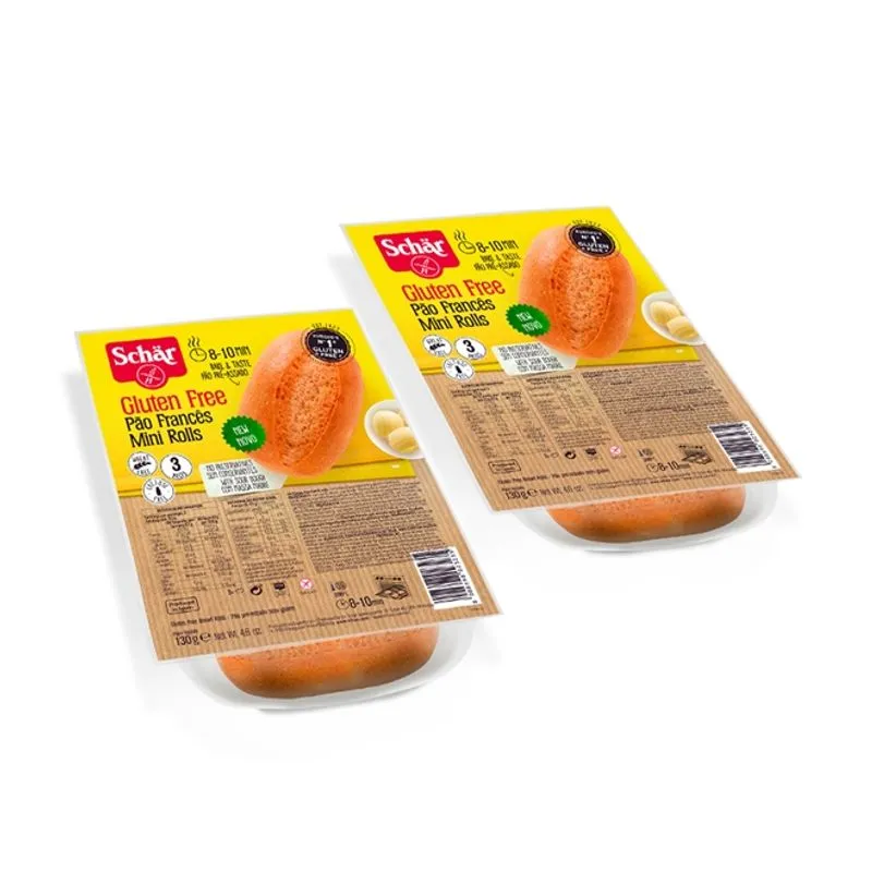 Kit Com 2 Pães Francês Sem Glúten Pré-assado - Dr Schar