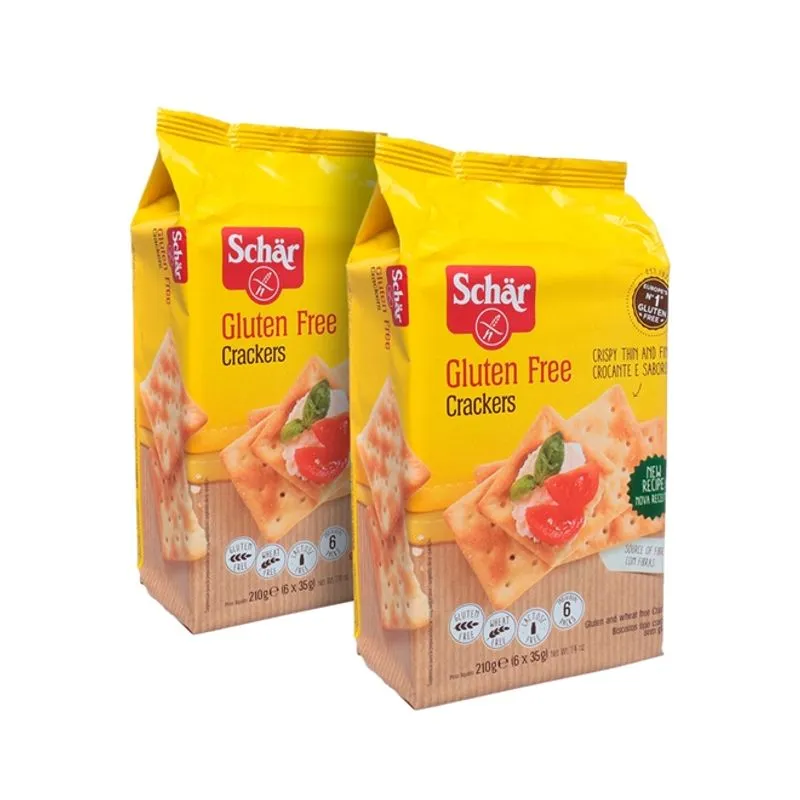 Kit Com 2 Biscoitos Cracker Sem Glúten - Dr Schar