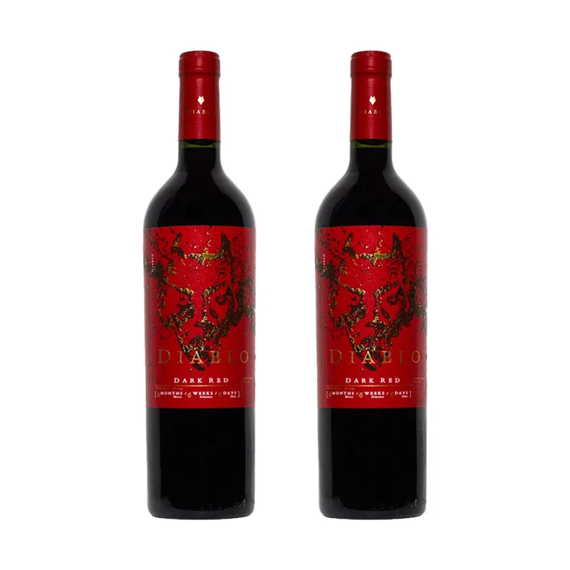 Kit Com 2 Vinhos Diablo Dark Red 750ml - Concha Y Toro