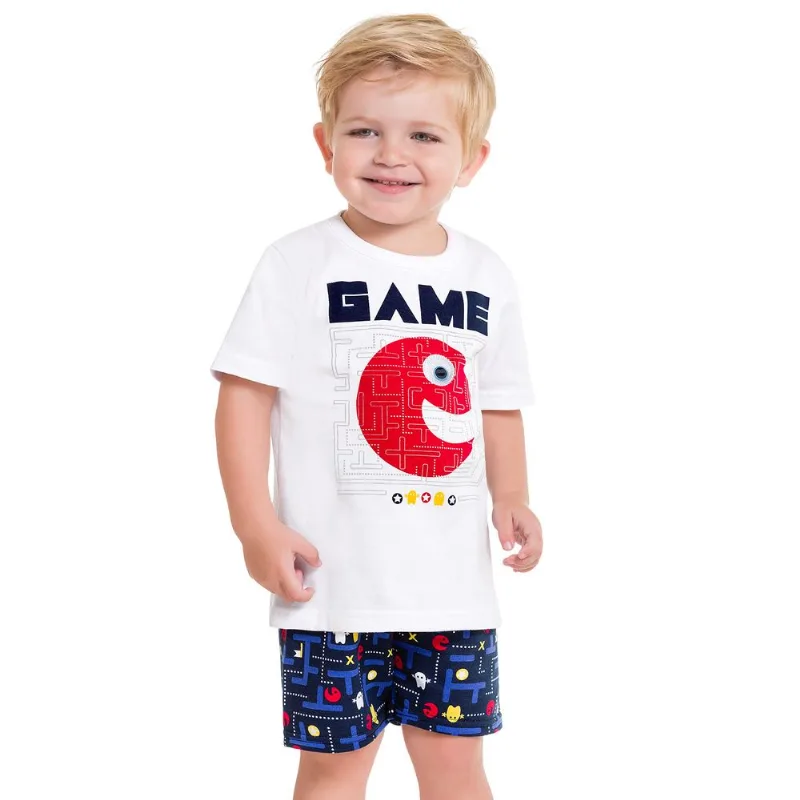 Conjunto Infantil Masculino Camiseta + Bermuda Kyly 109713.4372.1