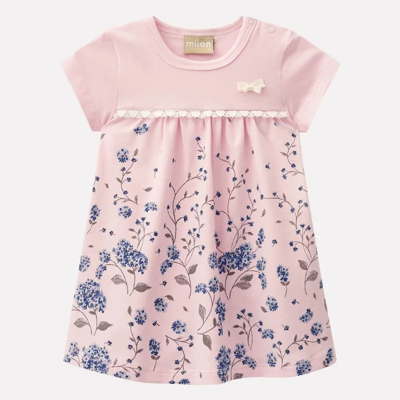 Vestido Bebê Feminino Milon Cotton 11652.40076.M