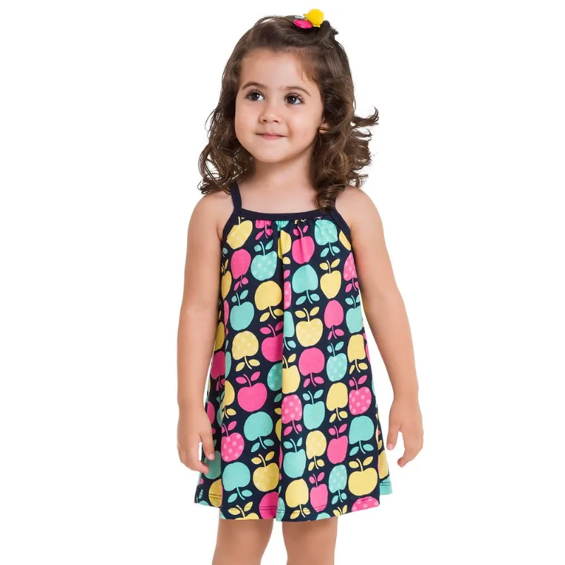 Vestido Infantil Kyly Meia Malha 109605.4372.3