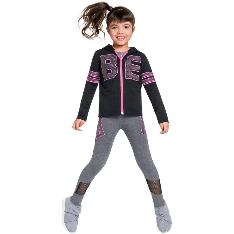 Conjunto Infantil Feminino Jaqueta + Legging Kyly Moving 207032.0020.8
