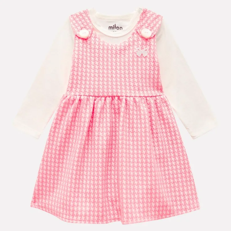 Vestido Bebê Milon Malha Trabalhada M6663.40061.G