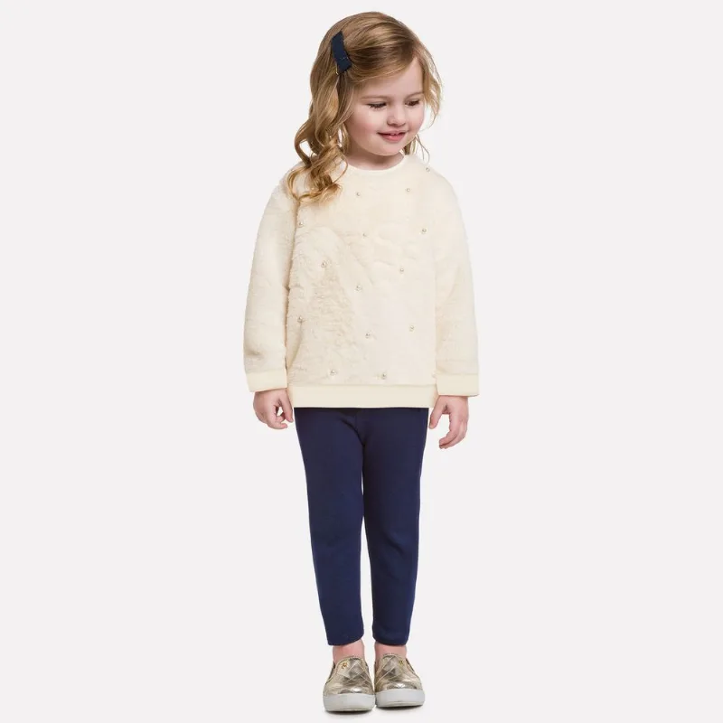 Conjunto Infantil Feminino Casaco + Legging Milon 11371.40065.3
