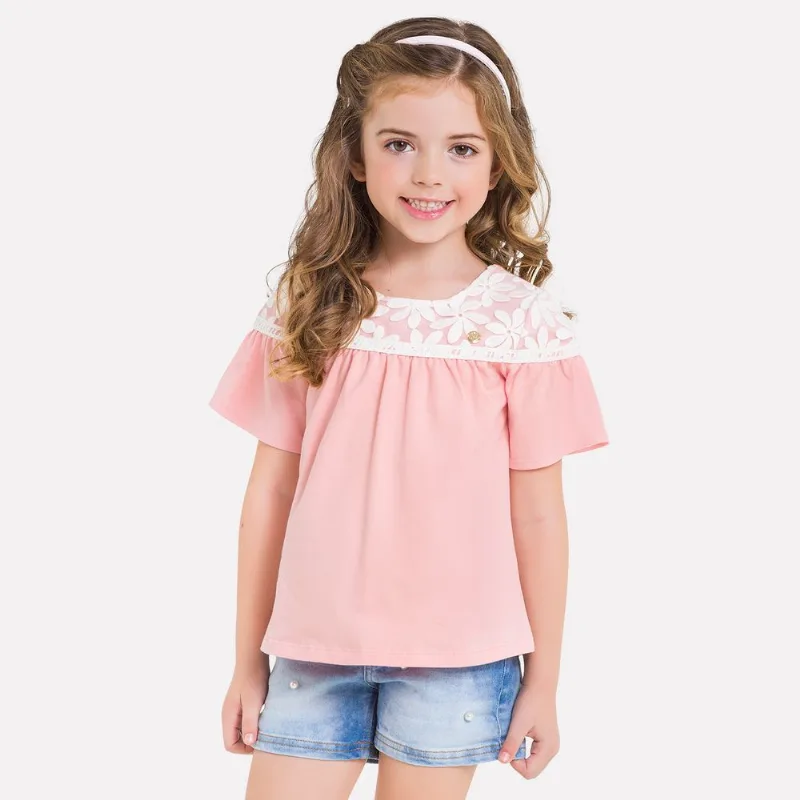 Blusa Infantil Feminina Milon Cotton 11747.40085.12
