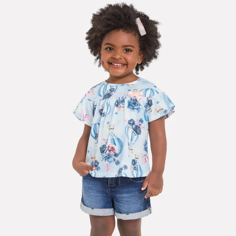 Blusa Infantil Feminina Milon Meia Malha 11690.0481.2