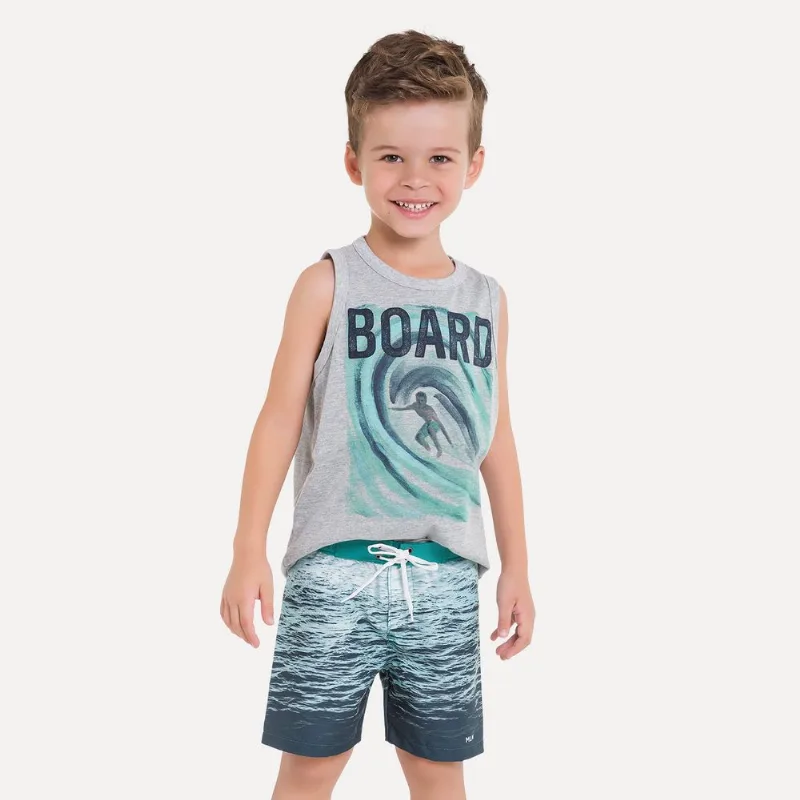 Bermuda Infantil Masculina Milon Microfibra 11853.70072.3