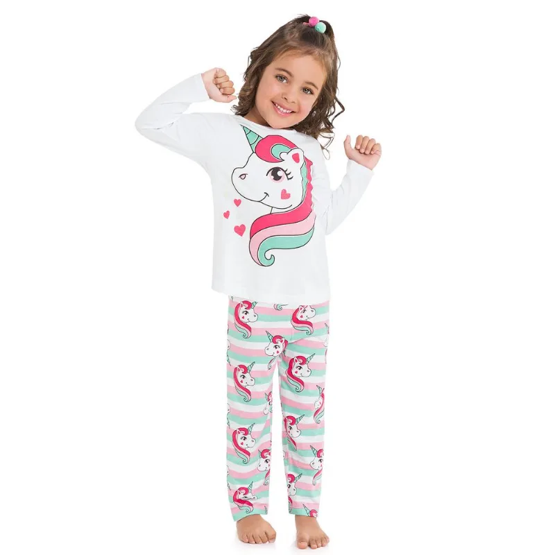 Pijama Infantil Feminino Blusa + Calça Kyly 109782.4996.12