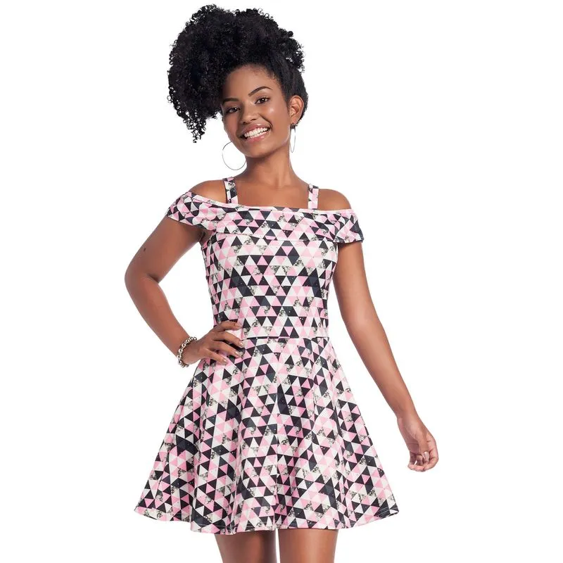 Vestido Teen Amora Neoprene 51187.6826.18