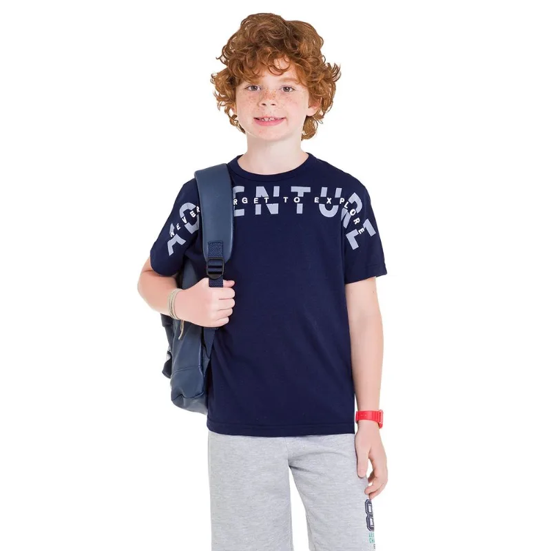 Camiseta Infantil Masculina Kyly Meia Malha 109751.0483.14