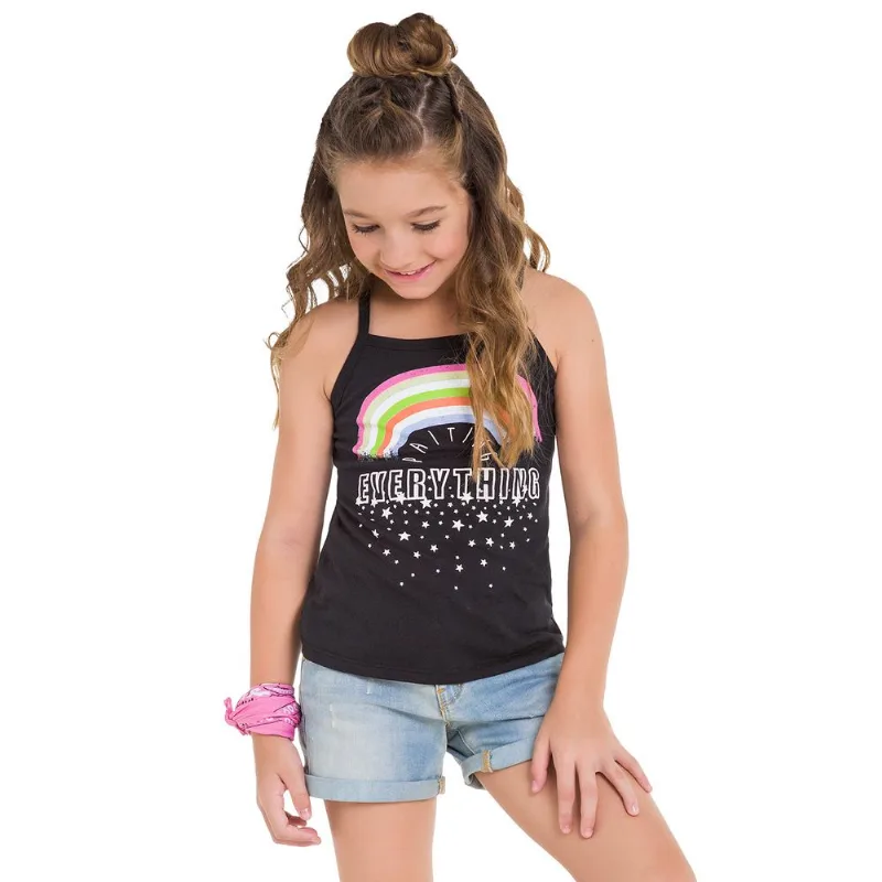 Blusa Infantil Feminina Kyly Meia Malha 109660.40081.10