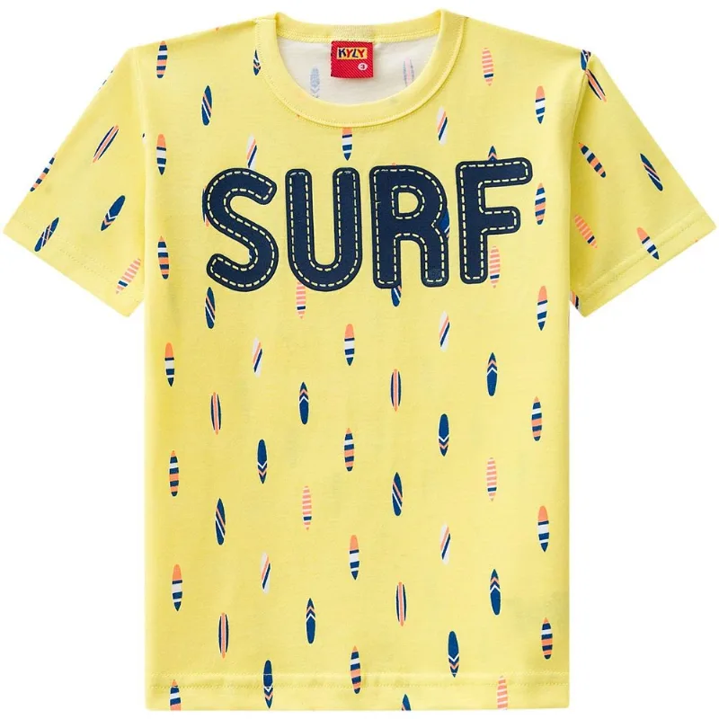 Camiseta Infantil Masculina Kyly Meia Malha 109725.2311.4