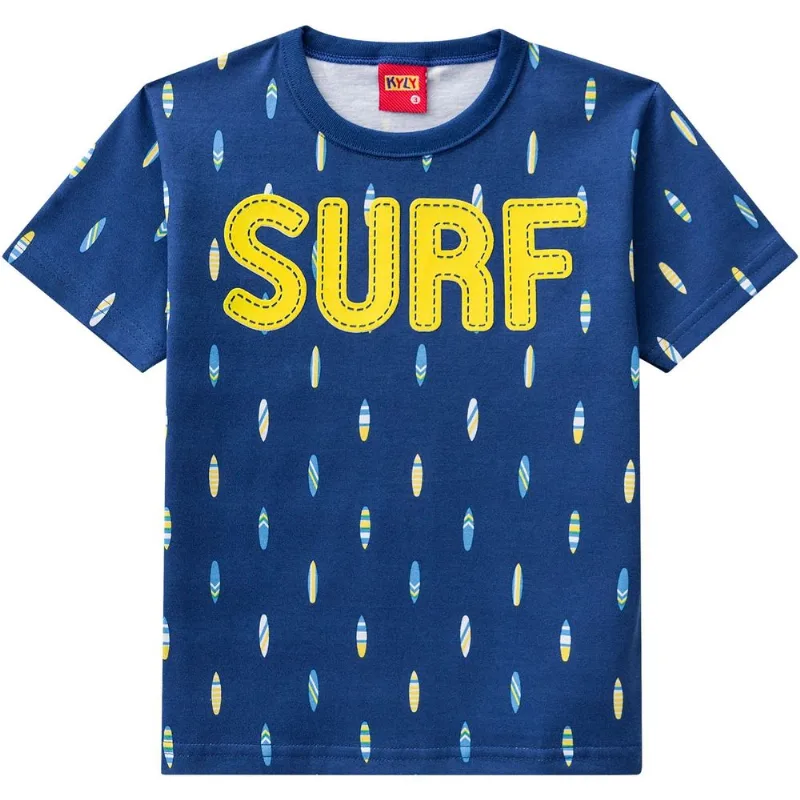 Camiseta Infantil Masculina Kyly Meia Malha 109725.6766.1