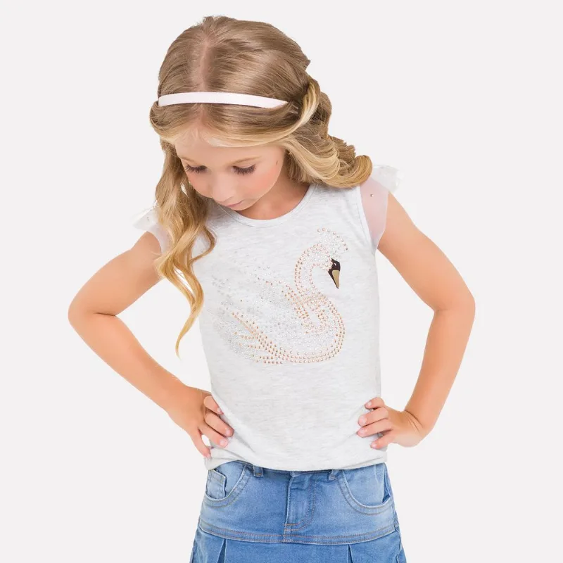 Blusa Infantil Feminina Milon Meia Malha 11721.0452.2