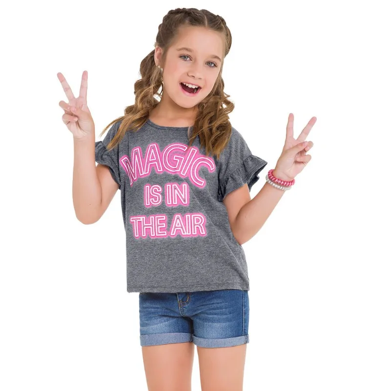 Blusa Infantil Feminina Kyly Meia Malha 109665.9010.10