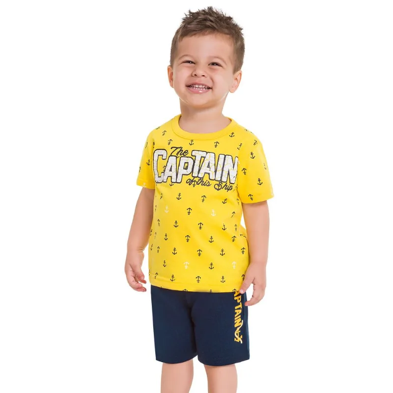 Conjunto Infantil Masculino Camiseta + Bermuda Kyly 109714.2326.1