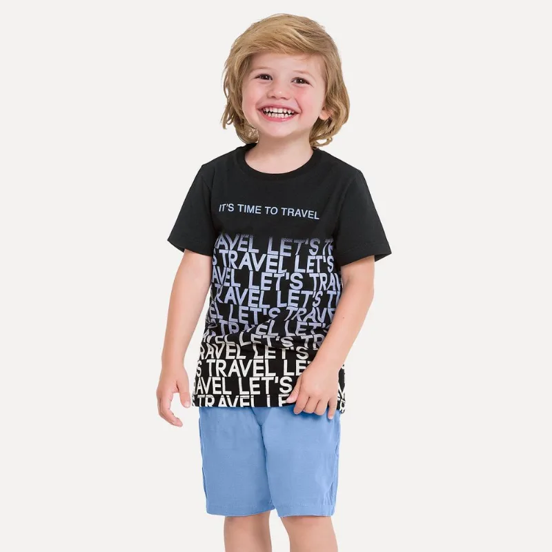 Conjunto Infantil Masculino Camiseta + Bermuda Milon 11793.9010.8