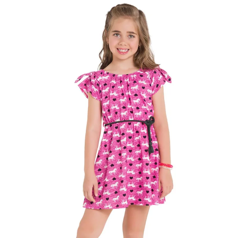 Vestido Infantil Kyly Meia Malha 109673.9010.8
