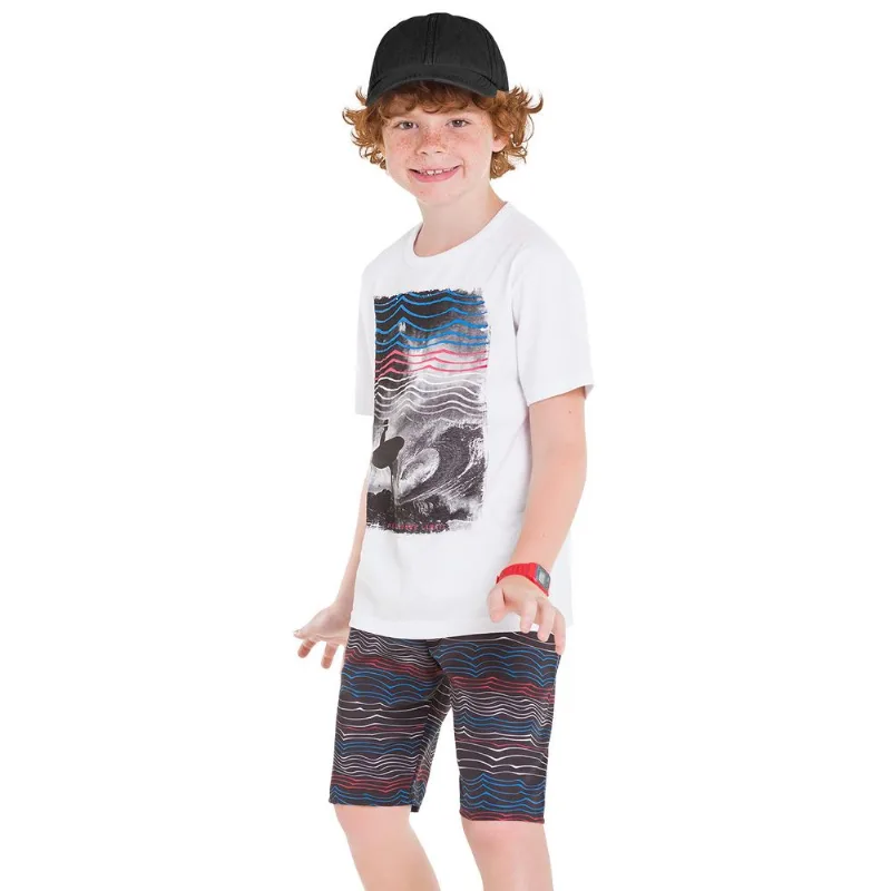 Conjunto Infantil Masculino Camiseta + Bermuda Kyly 109762.70152.14