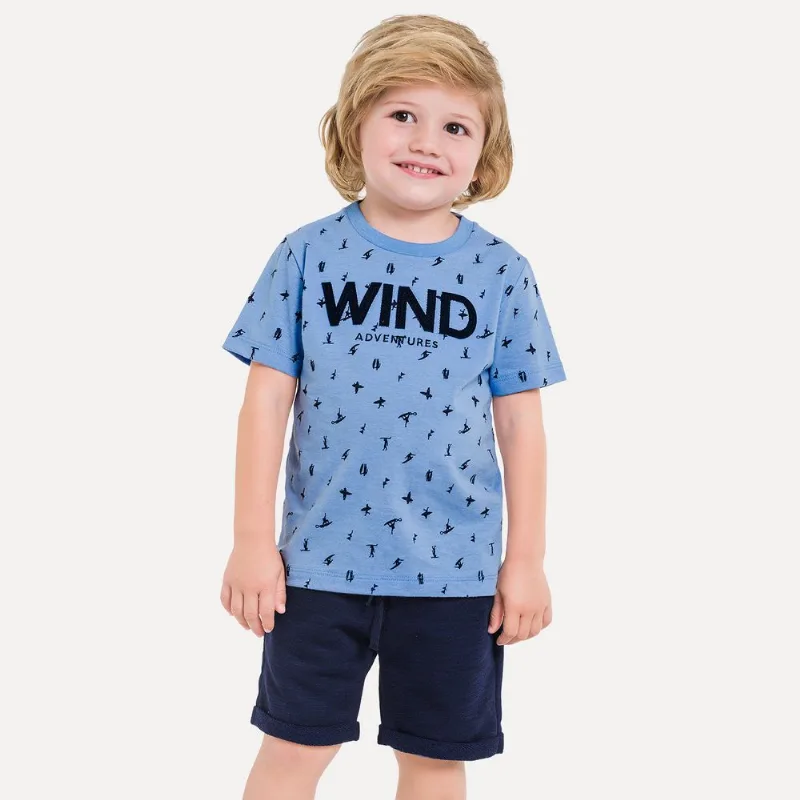 Conjunto Infantil Masculino Camiseta + Bermuda Milon 11799.6826.8