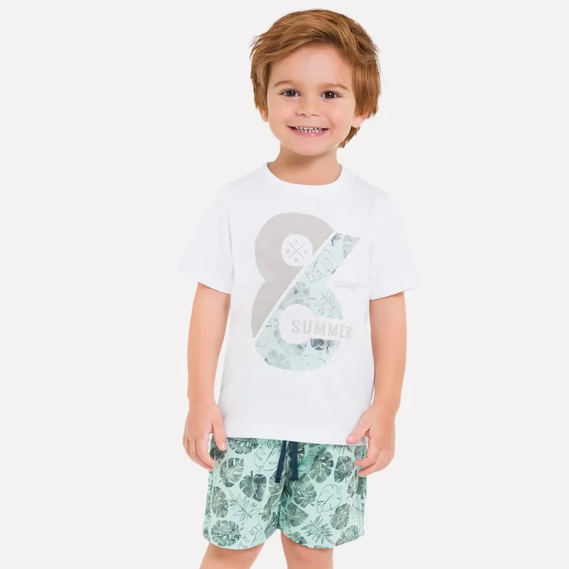 Conjunto Infantil Masculino Camiseta + Bermuda Milon 11787.0001.2