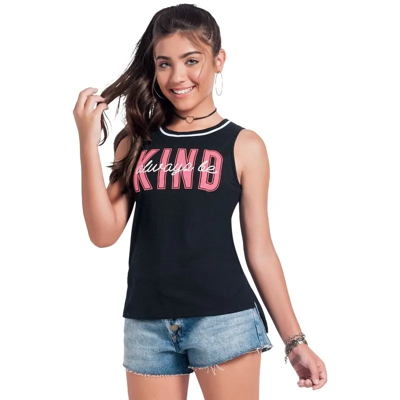Regata Teen Feminina Amora Meia Malha 51156.0020.16