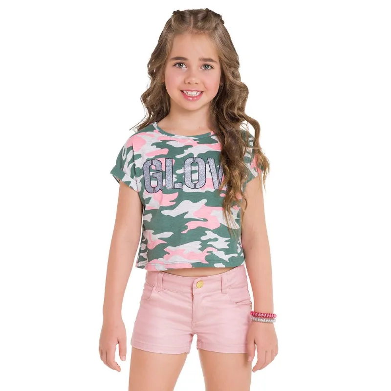 Blusa Infantil Feminina Kyly Meia Malha 109663.9010.6