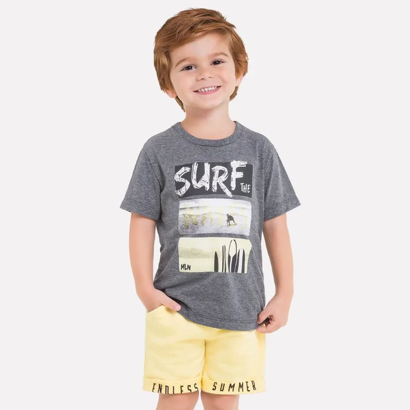 Conjunto Infantil Masculino Camiseta + Bermuda Milon 11801.0483.1