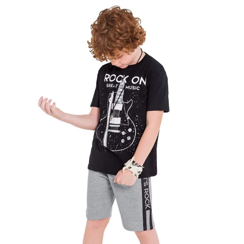 Conjunto Infantil Masculino Camiseta + Bermuda Kyly 109767.0020.10