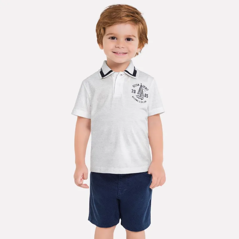 Conjunto Infantil Masculino Camisa Polo + Bermuda Milon 11802.0467.8
