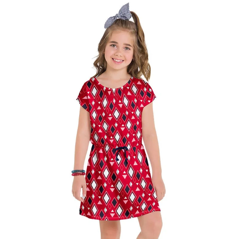 Vestido Infantil Kyly Meia Malha 109672.9010.12