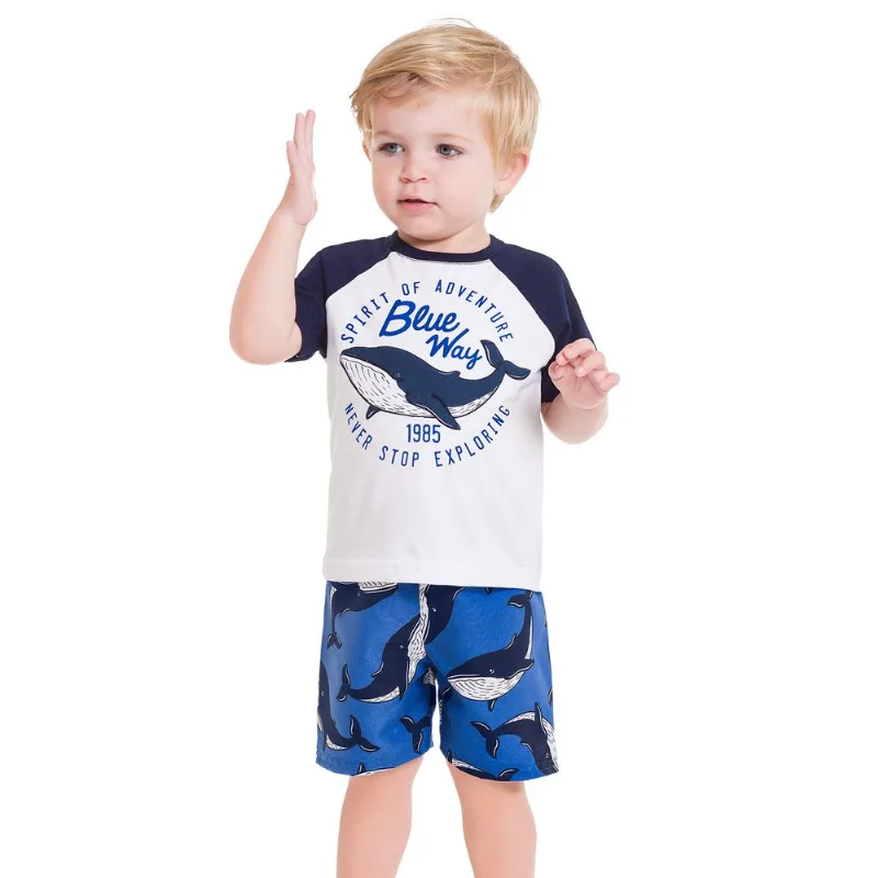 Conjunto Infantil Masculino Camiseta + Bermuda Kyly 109715.0001.3