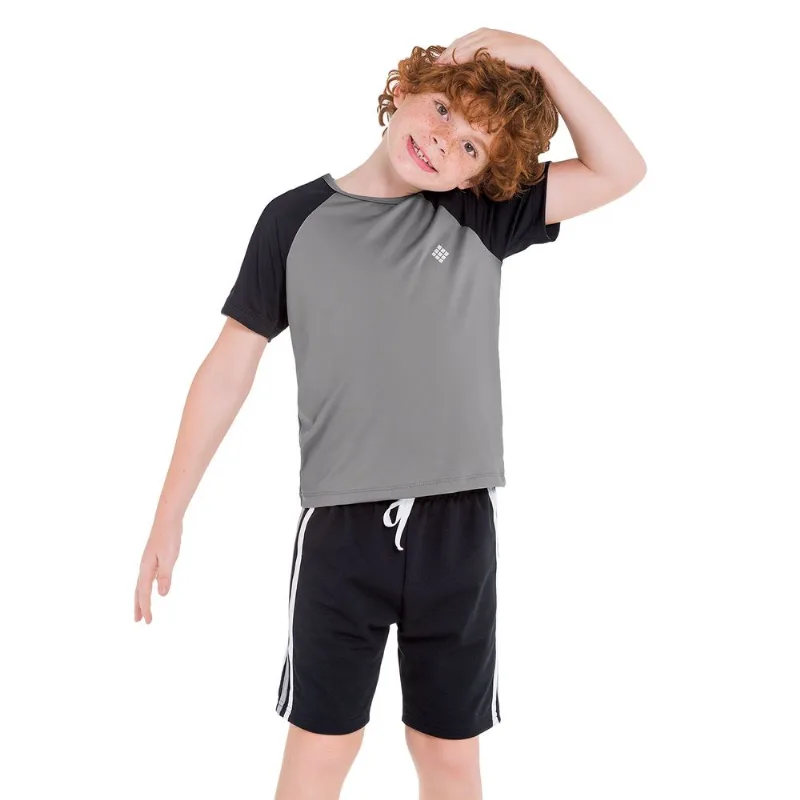 Conjunto Infantil Masculino Camiseta + Bermuda Kyly Moving 109811.9010.14
