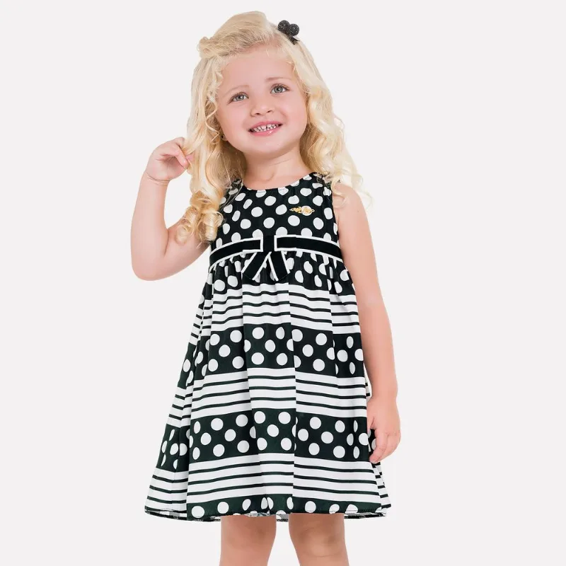 Vestido Infantil Milon Cetim 11704.9010.8