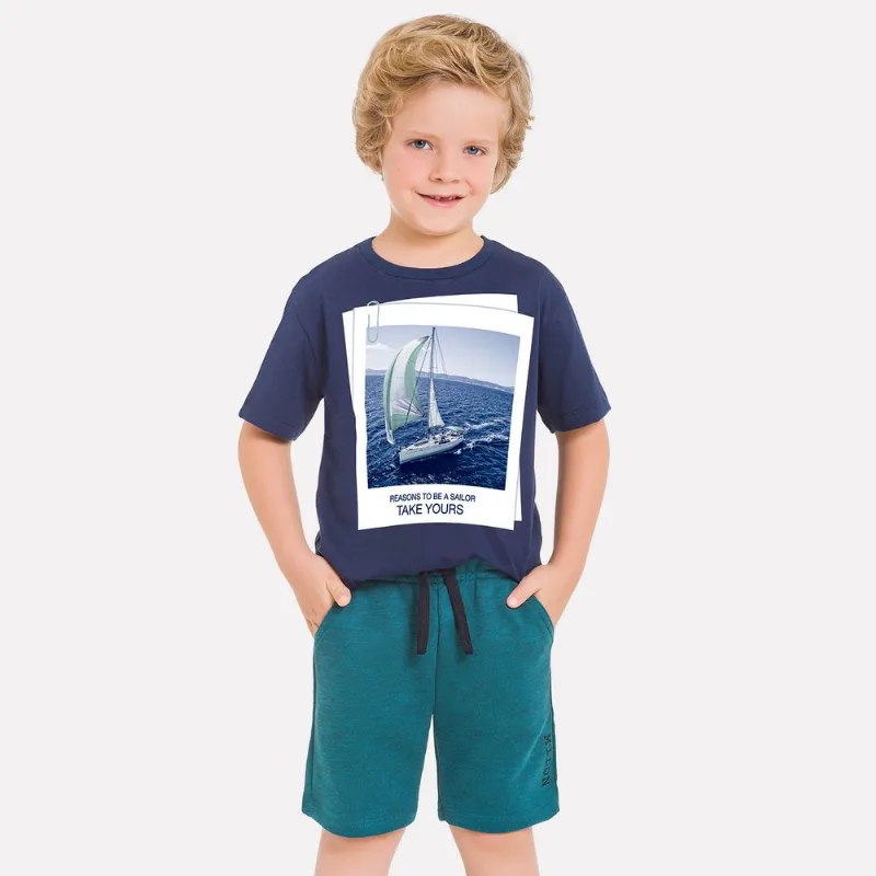 Bermuda Infantil Masculina Milon Moletom M6884.70152.8