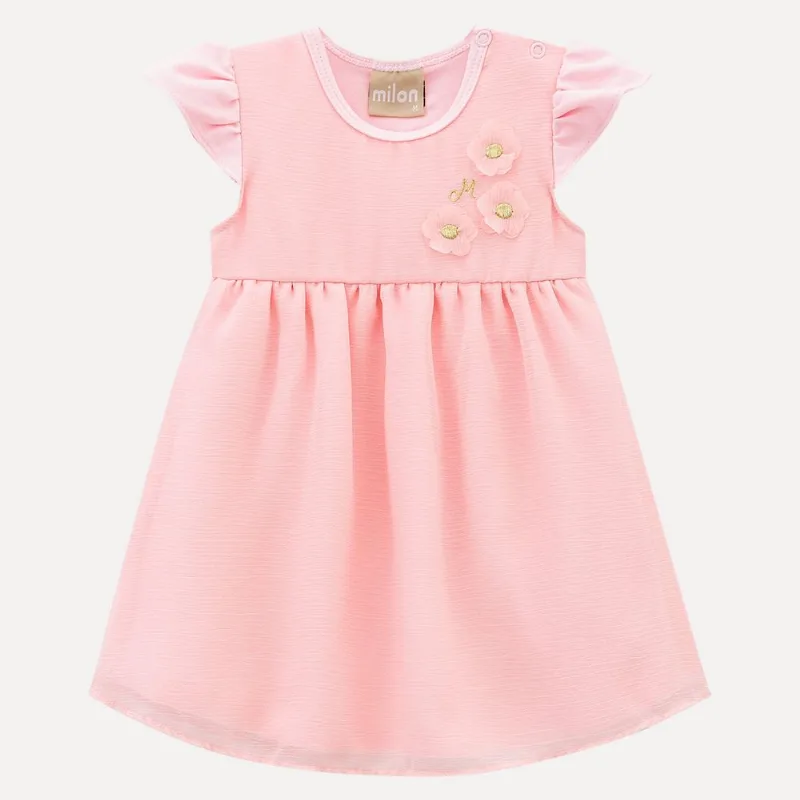Vestido Bebê Milon Chiffon 11649.40085.P