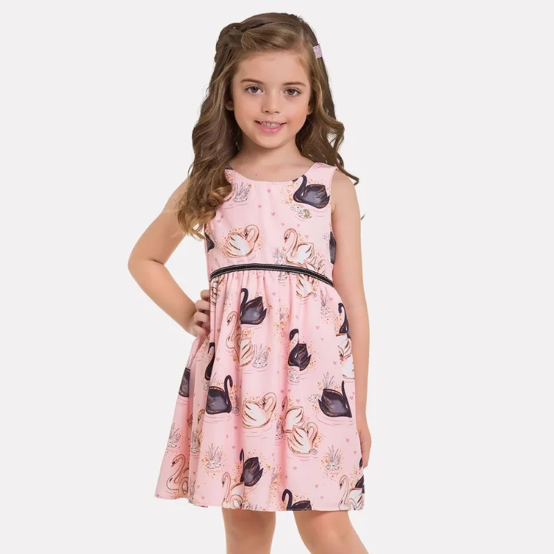 Vestido Infantil Milon Cetim M6748.40076.8