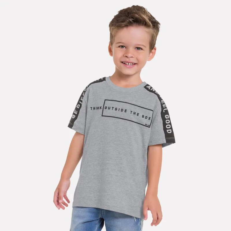 Camiseta Infantil Masculina Milon Meia Malha M6883.0020.8