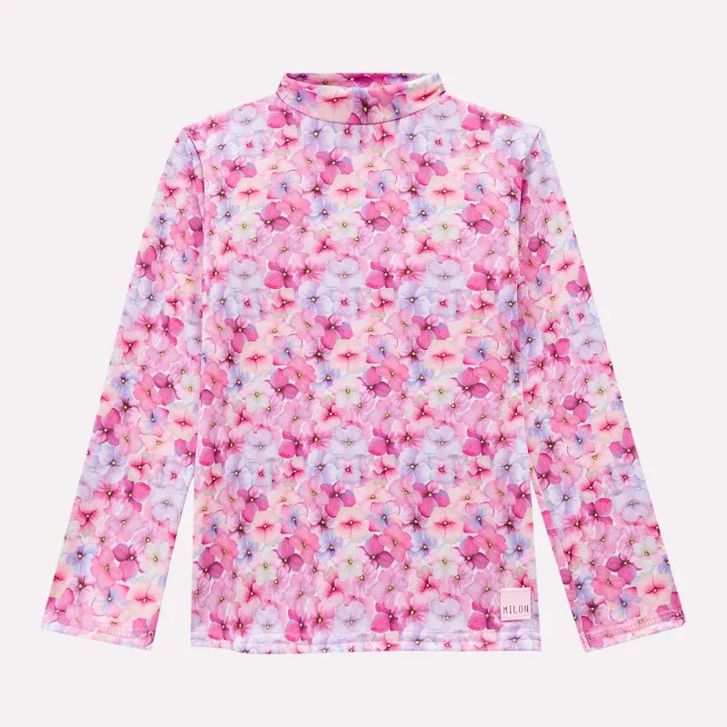 Camiseta Infantil Feminina Milon Poliflex M6993.40068.8