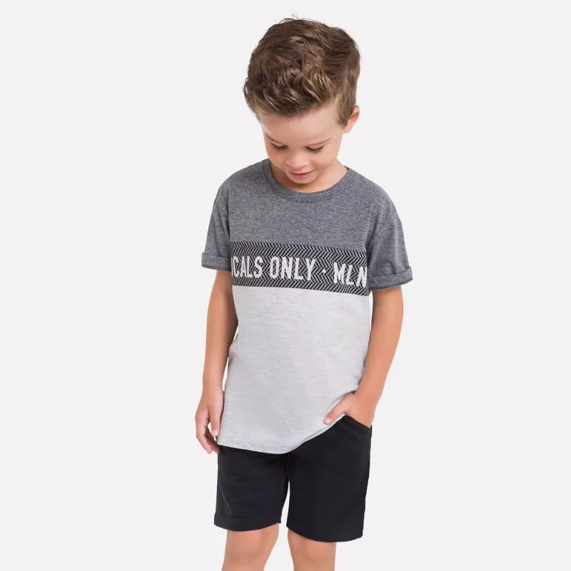 Conjunto Infantil Masculino Camiseta + Bermuda Milon M6888.0483.10
