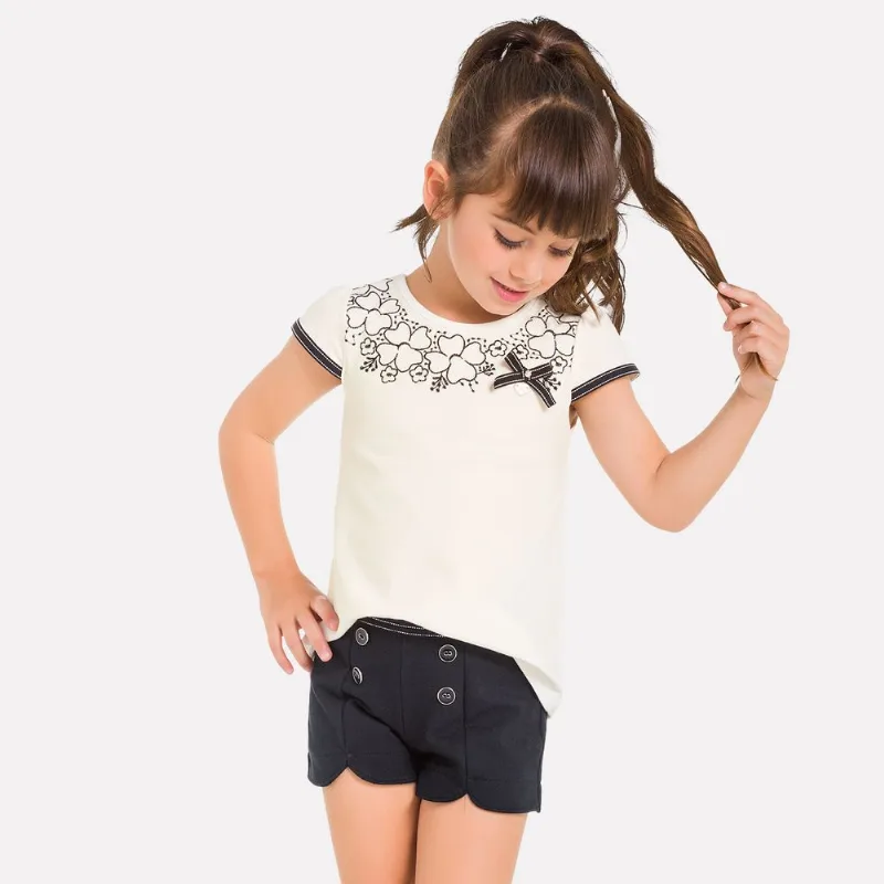 Conjunto Infantil Feminino Blusa + Short Milon M6740.0001.8
